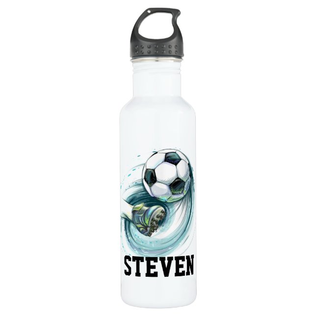 Fußbodenwasserflasche aus Edelstahl Edelstahlflasche (Vorderseite)