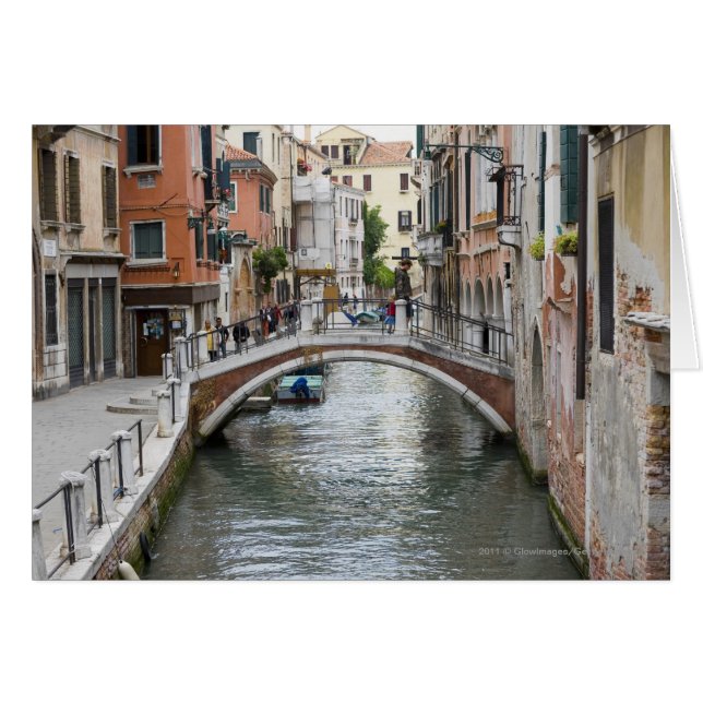 Fußbrücke in Venedig (Vorderseite (Horizontal))