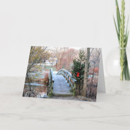 Fußbrücke über den Jenney Pond 120522 Dankeskarte