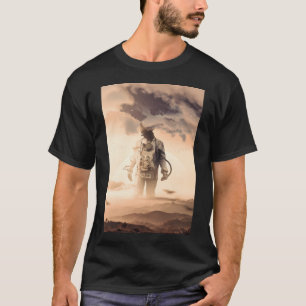 Füße auf dem Boden, Kopf in den Wolken T-Shirt
