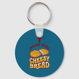 Füßeinlegesohle Käsiger Brot-Shirt Lustiger Foodie Schlüsselanhänger