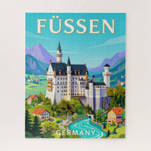 Füssen Deutschland Alpenstadt Reise