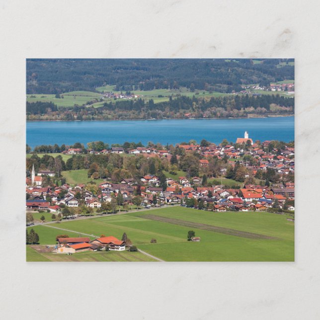 Fussen Town Landschaft Postkarte (Vorderseite)