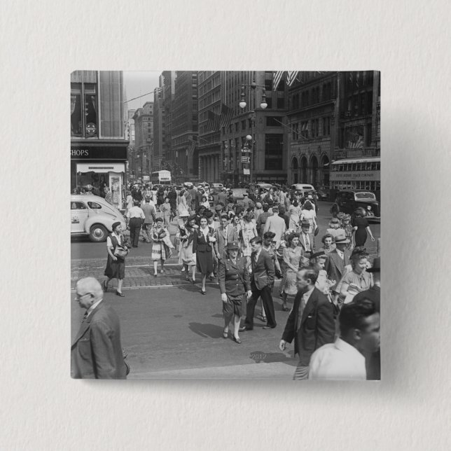 Fußgänger Button (Vorderseite)