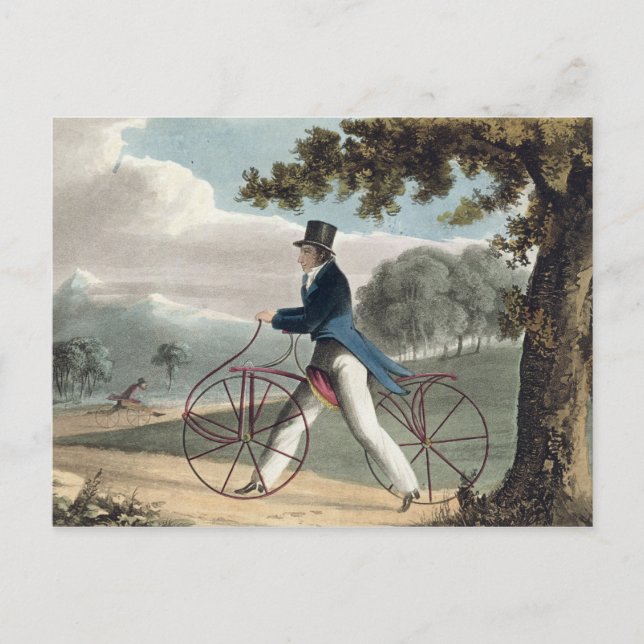 Fußgänger Hobbypferd, aus Ackermanns Depot Postkarte (Vorderseite)