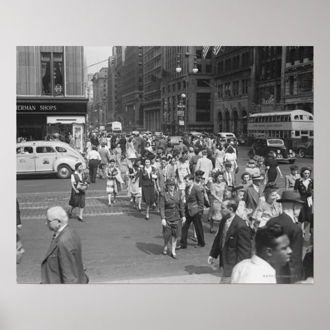 Fußgänger Poster (Vorne)