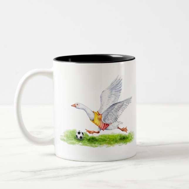 Fußgänger Zweifarbige Tasse (Links)