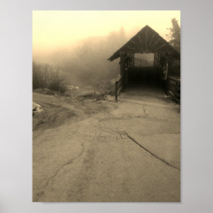 Fußgängerbrücke Poster