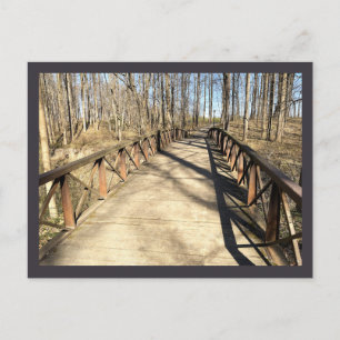 Fußgängerbrücke Postkarte