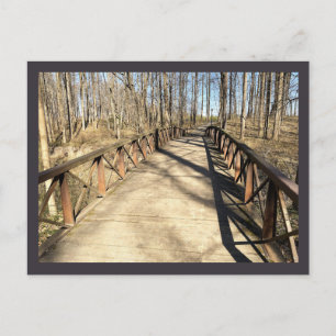 Fußgängerbrücke Postkarte