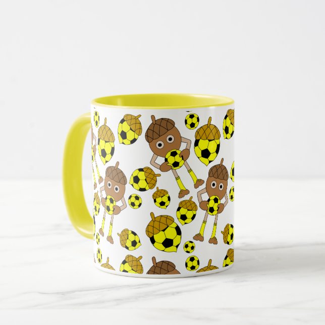 Fußmantelmuster Tasse (Vorderseite Links)