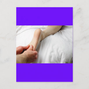 Fußmassage Postkarte