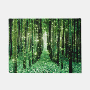 Fußmatte Magischer Wald Grüne Mystery