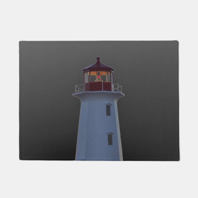 Fußmatte-Peggy Bucht-Leuchtturm-Tür-Matte Fußmatte (Vorderseite)
