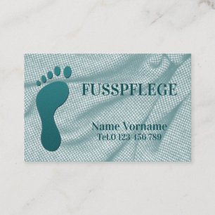 Fußpflege Pediküre Visitenkarte