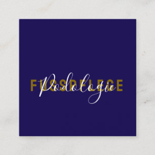 Fußpflege Podologie Visitenkarten Quadratische Visitenkarte