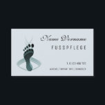 fusspflege visitenkarte<br><div class="desc">für fusspflge,  kosmetik</div>