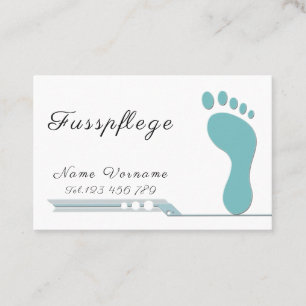 Fusspflege Visitenkarte
