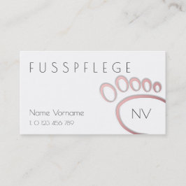 fusspflege visitenkarte