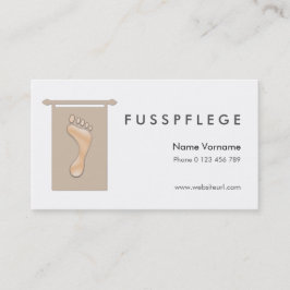 fusspflege visitenkarte