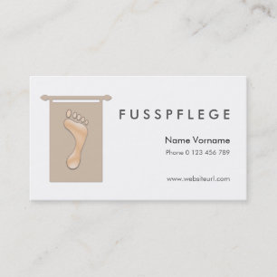 fusspflege visitenkarte