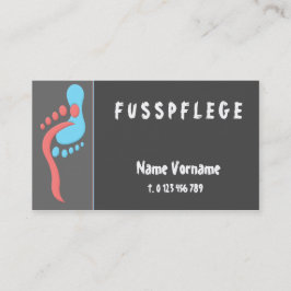 fußpflege visitenkarte