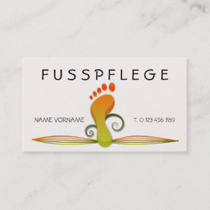 fusspflege visitenkarte