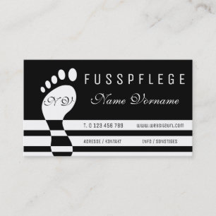fusspflege visitenkarte