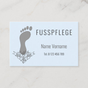 Fusspflege Visitenkarte