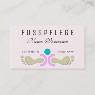 fusspflege visitenkarte