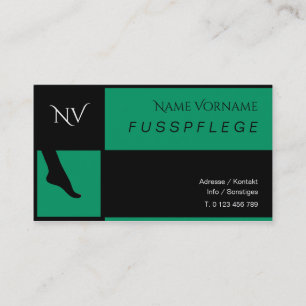fusspflege visitenkarte