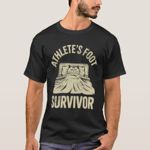 Fußpilz Katze Athletenfuß Überlebender T-Shirt