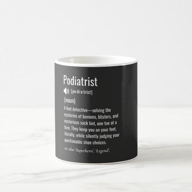 Fußspezialist Definition Kaffeetasse (Mittel)