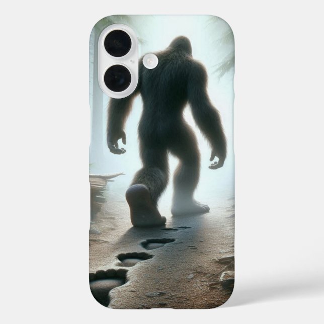 Fußspur iPhone 16 Hülle (Rückseite)
