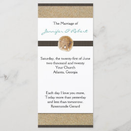 Fußspuren im Rahmen des Sand Wedding Program Programm