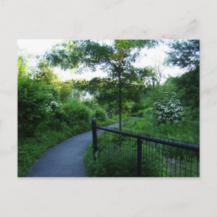 Fußweg zum Boathouse Postkarte