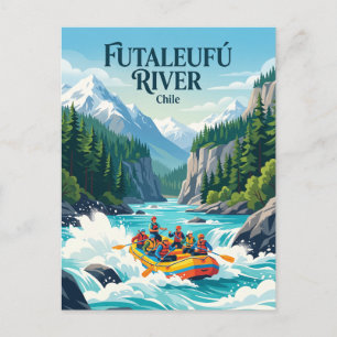 Futaleufú-Fluss Chile Postkarte