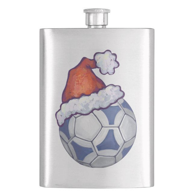 Futbal Christmas Flachmann (Vorderseite)