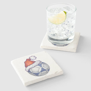 Futbal Christmas Steinuntersetzer