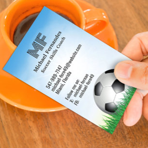 Futball Coach Business Card Visitenkarte