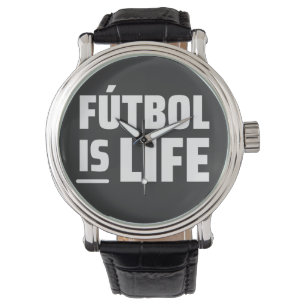 Futbol ist Leben, Fußball, Fußball, amerikanischer Armbanduhr