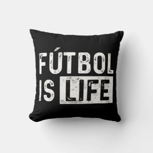 Futbol ist Lebensfußball Lover Fußball Spaß Kissen