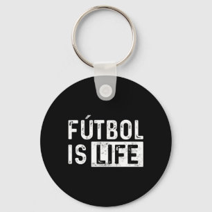 Futbol ist Lebensfußball Lover Fußball Spaß Schlüsselanhänger
