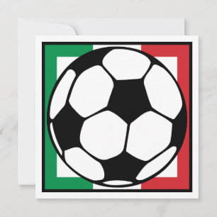 futbol. italia quadratisch. Fußball. Einladung
