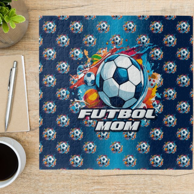 Futbol Mama Soccer Ball Muster (Von Creator hochgeladen)
