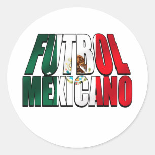 Futbol Mexicano - Fußballliebhaber Runder Aufkleber