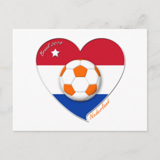 Fútbol Netherlands. NEDERLAND SOCCER Postkarte