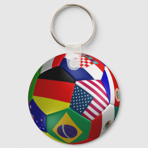 Futbol World Cup Soccer Ball Schlüsselanhänger