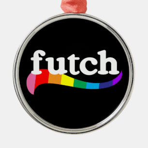 FUTCH Queere Identität Lesbische Butch Gemeinschaf Ornament Aus Metall
