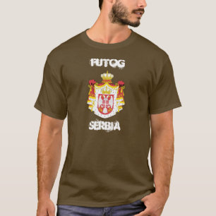 Futog, Serbien mit Wappen T-Shirt